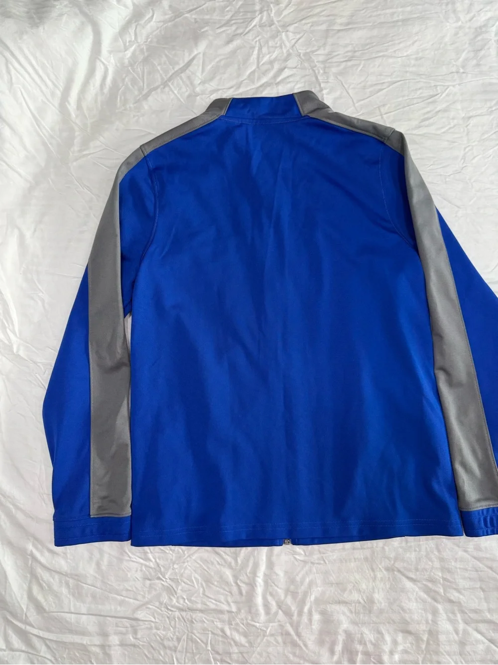 Under Armour Boy’s Royal Blue and Gray Performance Full-Zip Jacket